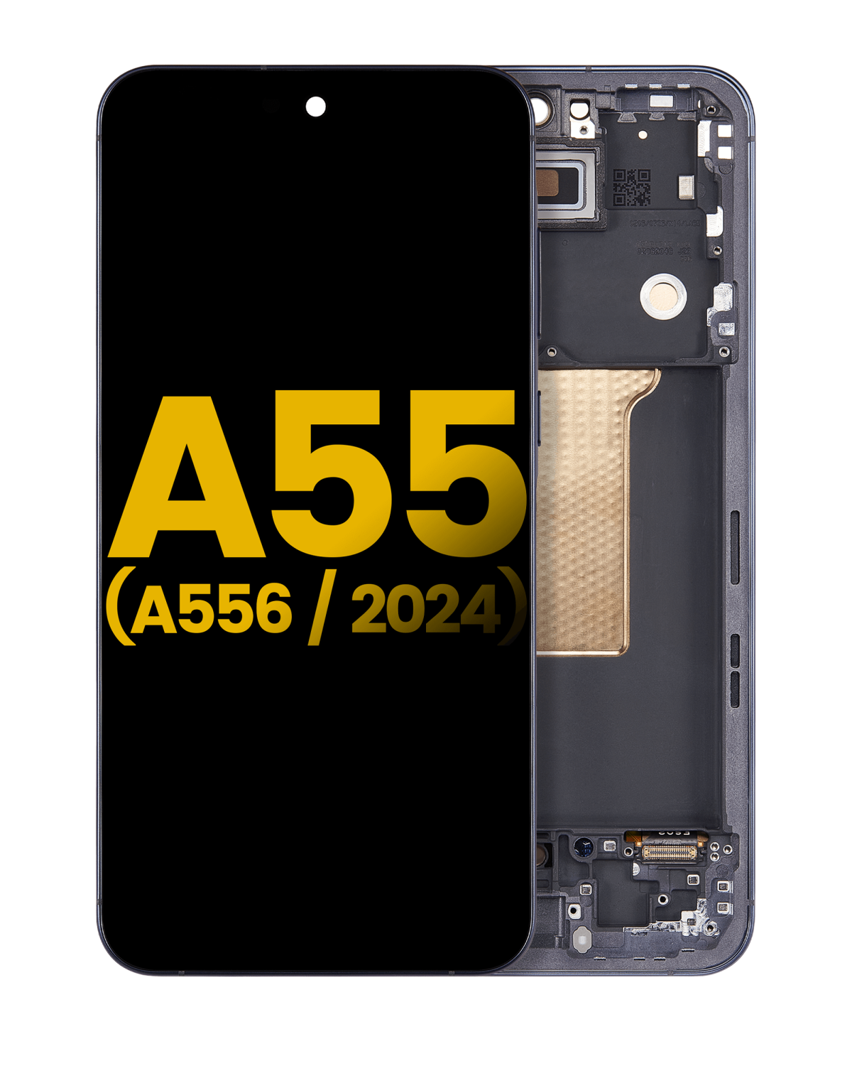 Samsung Galaxy A55 İle Uyumlu İçin Çerçeveli ekran (A556 2024) Orijinal (Lacivert)  Orijinal Ekranı Uyumlu