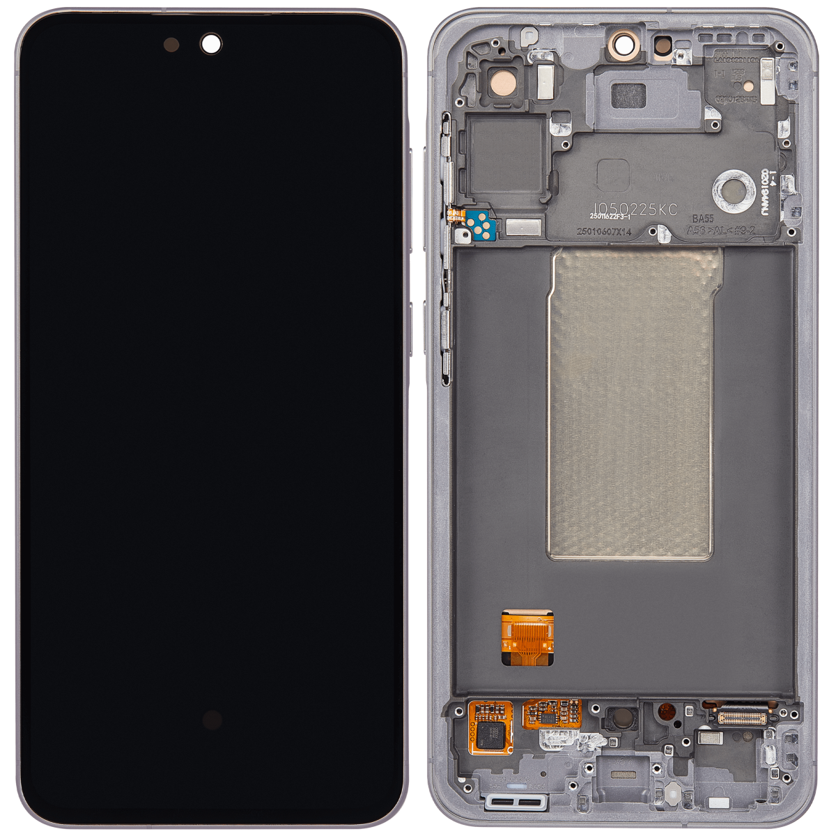 Samsung Galaxy A56 5G İle Uyumlu (A566 2025) Orijinal (Grafit) Çerçeveli ekran Orijinal Ekranı - Görsel 2