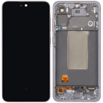 Samsung Galaxy A56 5G İle Uyumlu (A566 2025) Orijinal (Grafit) Çerçeveli ekran Orijinal Ekranı - Görsel 2