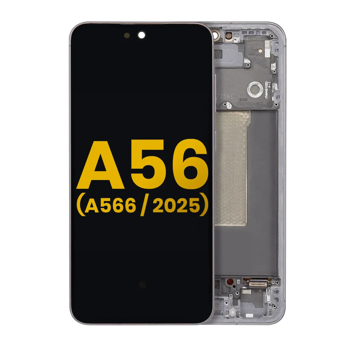 Samsung Galaxy A56 5G İle Uyumlu (A566 2025) Orijinal (Grafit) Çerçeveli ekran Orijinal Ekranı
