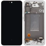 Samsung Galaxy A56 5G İle Uyumlu İçin Çerçeveli ekran (A566 2025) Orijinal (Açık Gri)  Orijinal Ekranı - Görsel 2