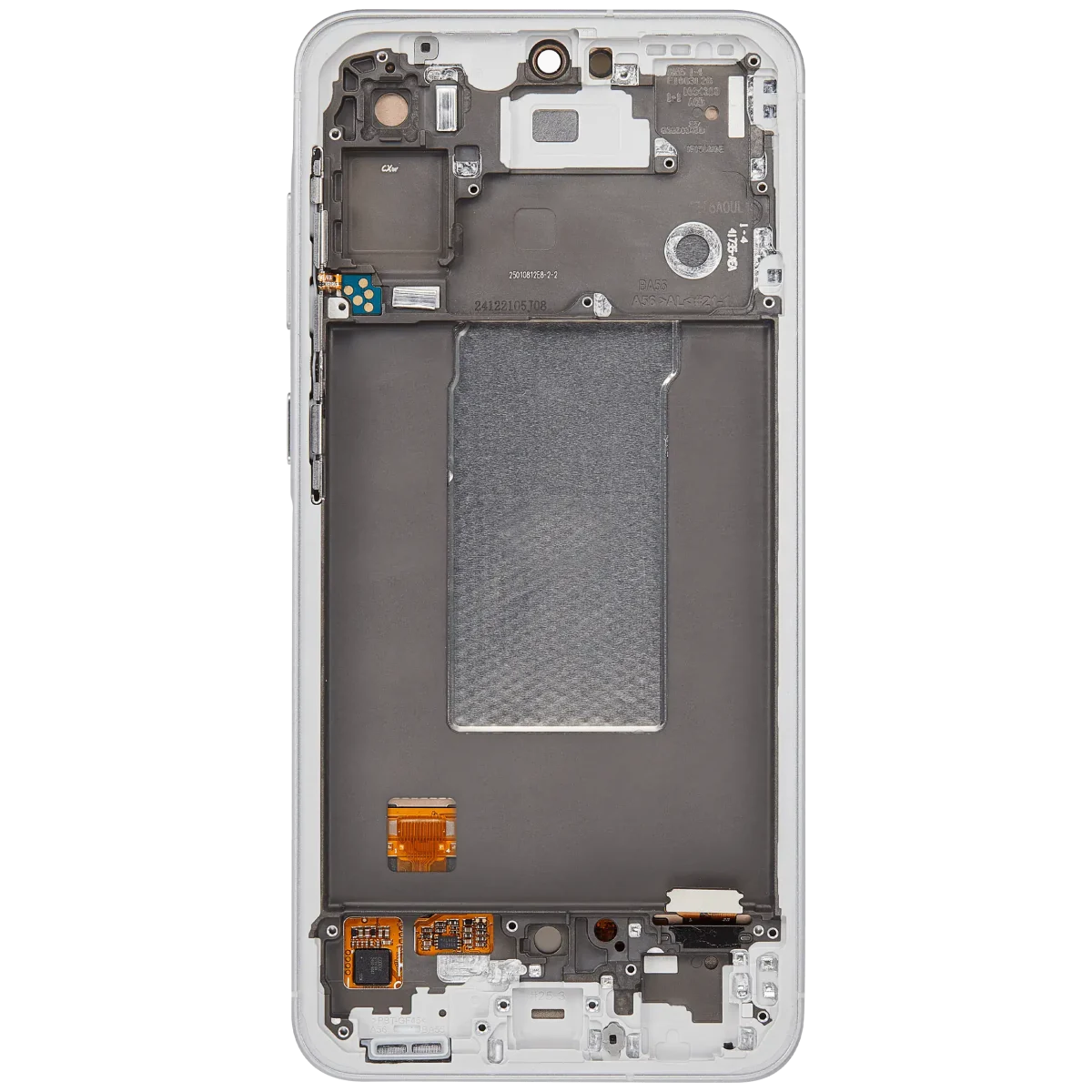 Samsung Galaxy A56 5G İle Uyumlu İçin Çerçeveli ekran (A566 2025) Orijinal (Açık Gri)  Orijinal Ekranı - Görsel 5