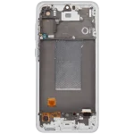 Samsung Galaxy A56 5G İle Uyumlu İçin Çerçeveli ekran (A566 2025) Orijinal (Açık Gri)  Orijinal Ekranı - Görsel 5
