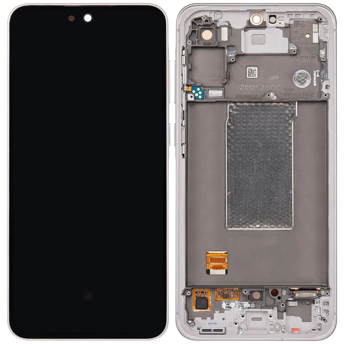 Samsung Galaxy A56 5G İle Uyumlu İçin Çerçeveli ekran (A566 2025) Orijinal (Pembe)  Orijinal Ekranı - Görsel 2