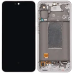 Samsung Galaxy A56 5G İle Uyumlu İçin Çerçeveli ekran (A566 2025) Orijinal (Pembe)  Orijinal Ekranı - Görsel 2