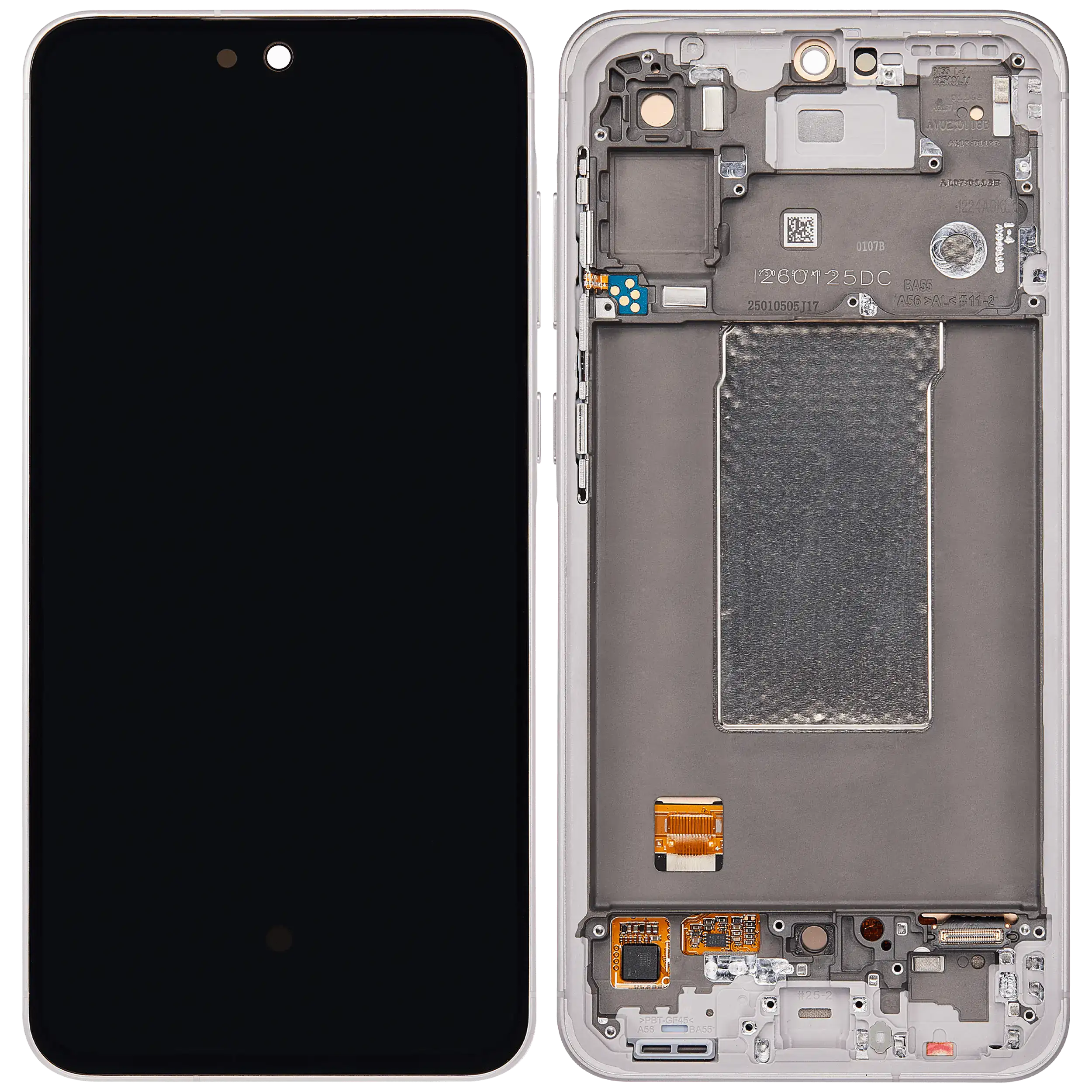 Samsung-Galaxy-A56-5G-Ile-Uyumlu-Icin-Cerceveli-ekran-A566-2025-Orijinal-Pembe-Orijinal-Ekrani-1 Samsung Galaxy A56 5G İle Uyumlu İçin Çerçeveli ekran (A566 2025) Orijinal (Pembe)  Orijinal Ekranı - Görsel 2