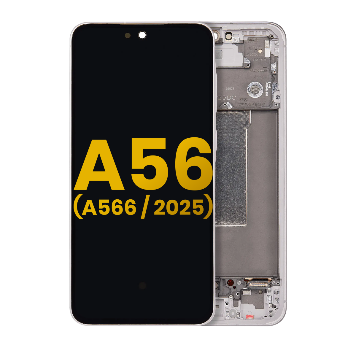 Samsung Galaxy A56 5G İle Uyumlu İçin Çerçeveli ekran (A566 2025) Orijinal (Pembe)  Orijinal Ekranı