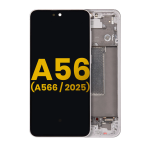 Samsung Galaxy A56 5G İle Uyumlu İçin Çerçeveli ekran (A566 2025) Orijinal (Pembe)  Orijinal Ekranı