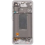 Samsung Galaxy A56 5G İle Uyumlu İçin Çerçeveli ekran (A566 2025) Orijinal (Pembe)  Orijinal Ekranı - Görsel 4