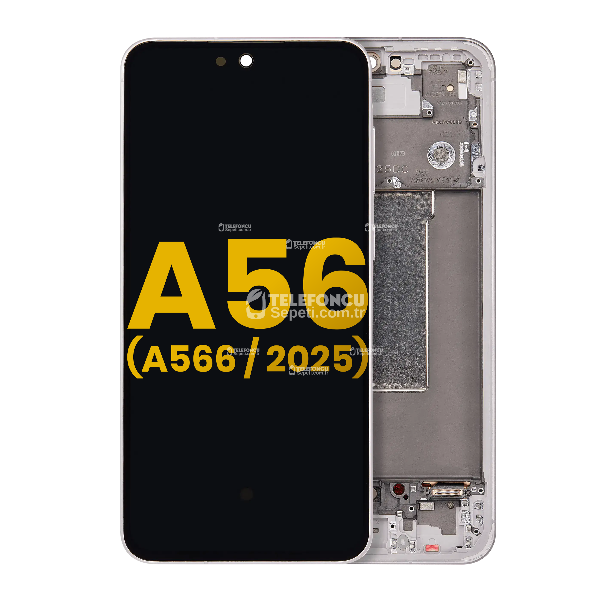 Samsung Galaxy A56 5G İle Uyumlu İçin Çerçeveli ekran (A566 2025) Orijinal (Pembe)  Orijinal Ekranı Samsung Galaxy A56 5G İle Uyumlu İçin Çerçeveli ekran (A566 2025) Orijinal (Pembe)  Orijinal Ekranı