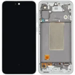 Samsung Galaxy A56 5G İle Uyumlu İçin Çerçeveli ekran (A566 2025) Orijinal (Zeytin)  Orijinal Ekranı - Görsel 2