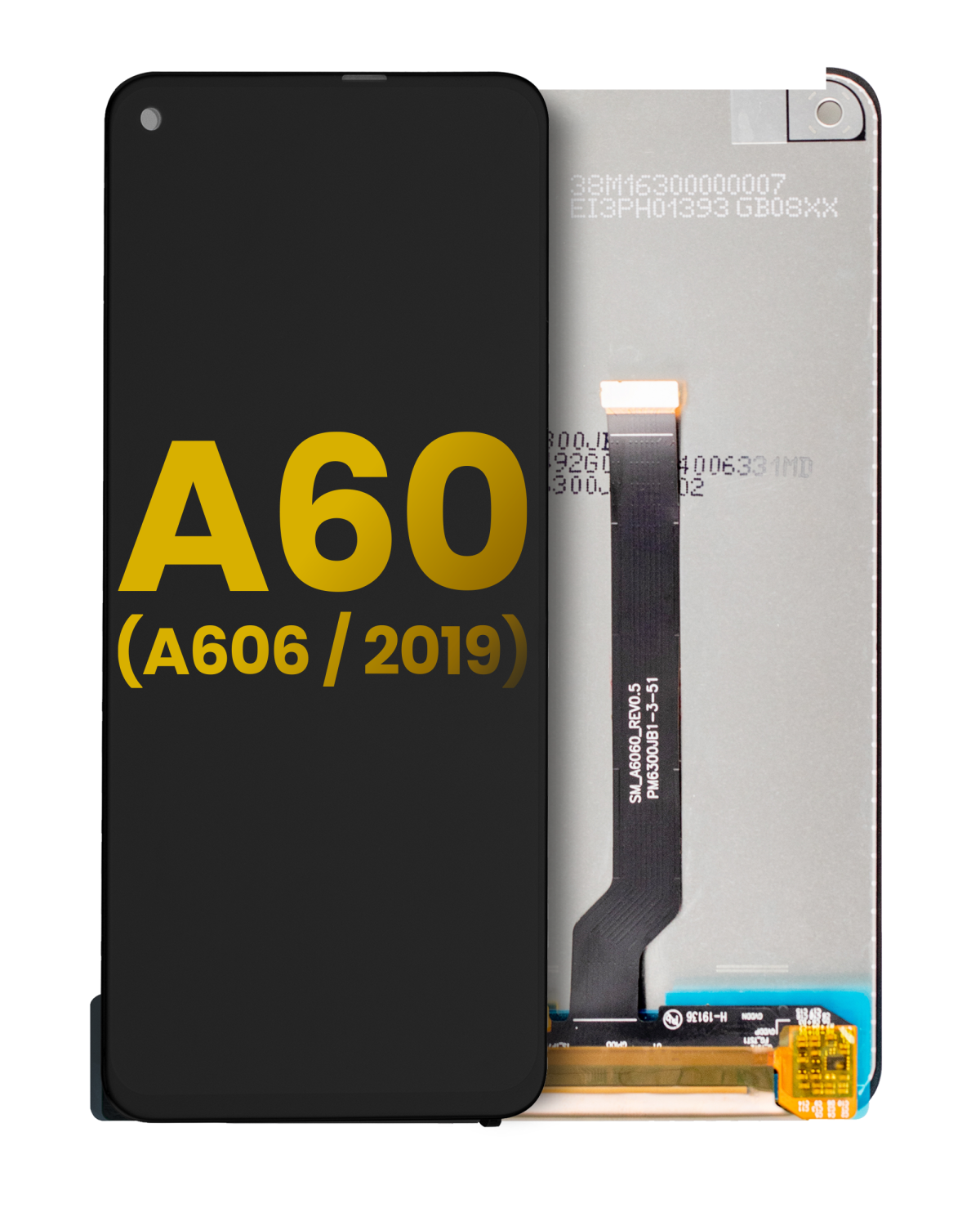Samsung Galaxy A60 İle Uyumlu Çerçevesiz ekran LCD Ekranı (A606 2019) (Tüm Renkler) Orijinal