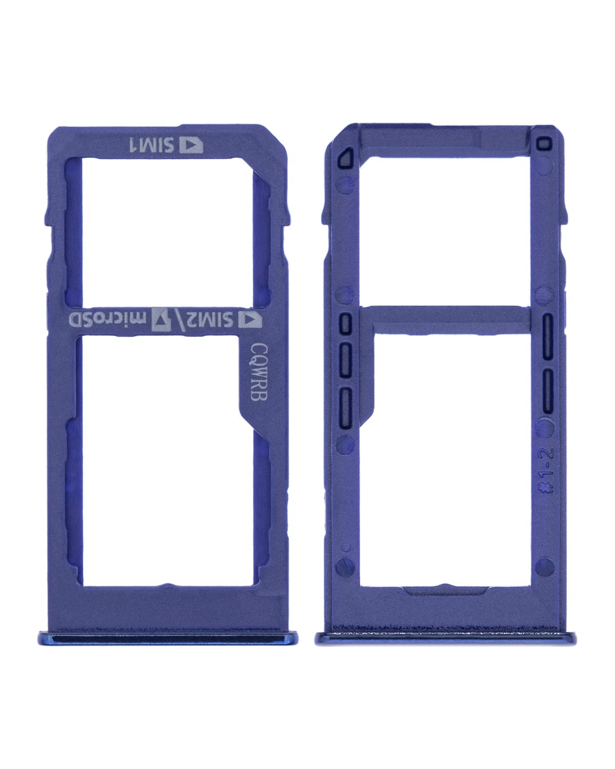 Samsung Galaxy A60 İle Uyumlu Çift Sim Kart Tepsisi (A606 2019) (Deniz Suyu Mavisi) - Görsel 2