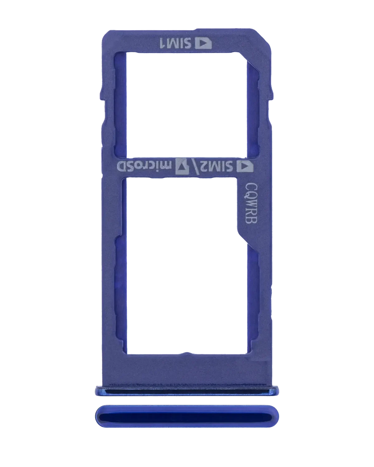 Samsung Galaxy A60 İle Uyumlu Çift Sim Kart Tepsisi (A606 2019) (Deniz Suyu Mavisi)