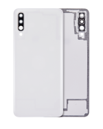 Samsung Galaxy A70 Arka İle Uyumlu kapak Cam (A705 2019) (Aftermarket Plus) (Beyaz)