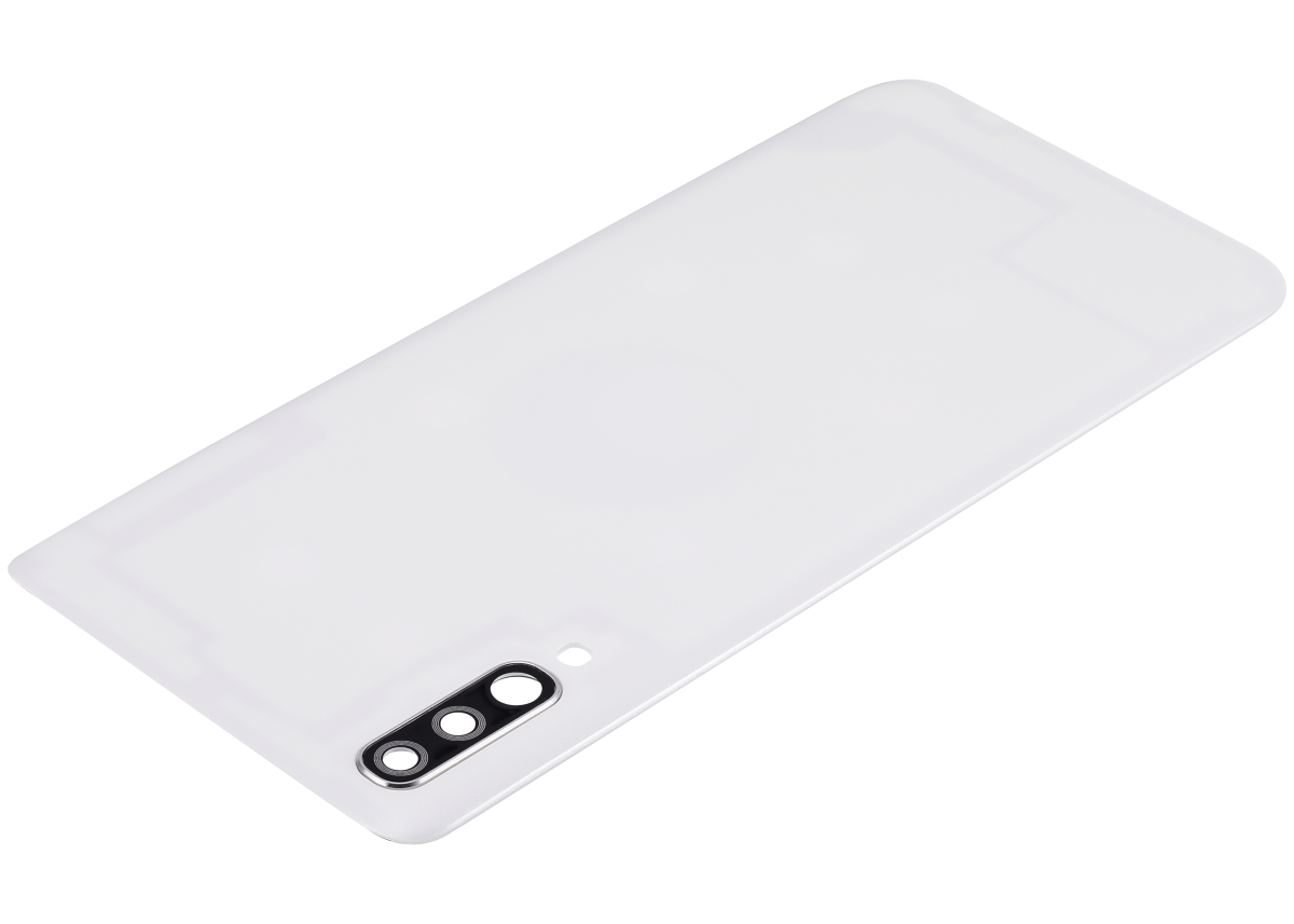 Samsung Galaxy A70 Arka İle Uyumlu kapak Cam (A705 2019) (Aftermarket Plus) (Beyaz) - Görsel 5