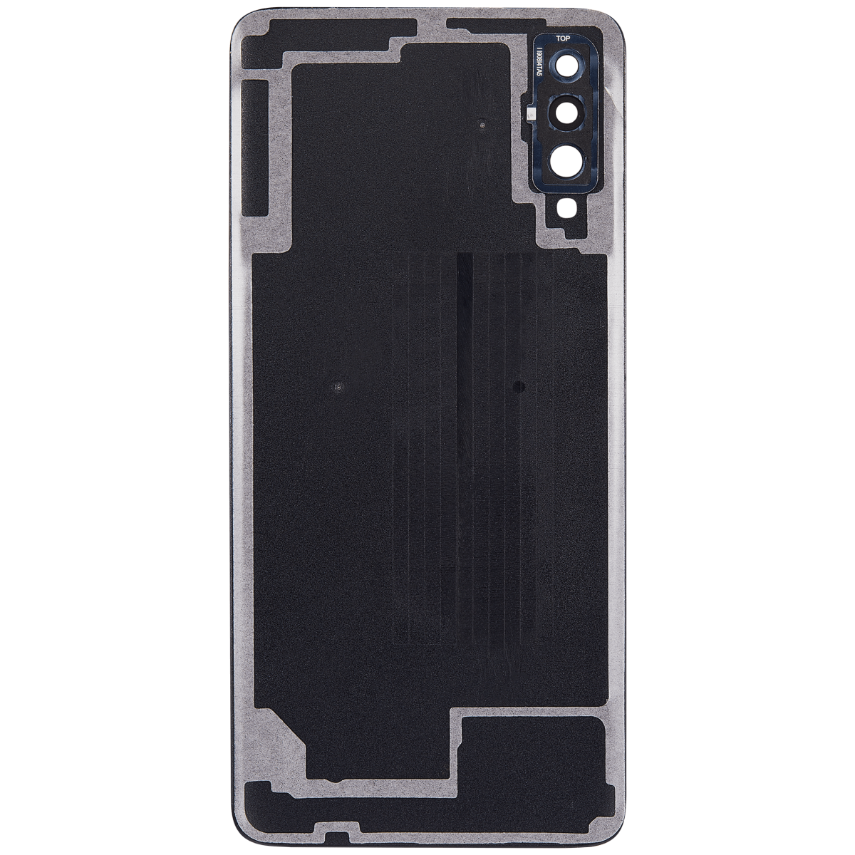 Samsung Galaxy A70 Arka İle Uyumlu kapak Cam (A705 2019) (Aftermarket Plus) (Siyah) - Görsel 4