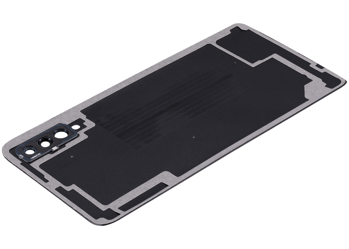 Samsung Galaxy A70 Arka İle Uyumlu kapak Cam (A705 2019) (Aftermarket Plus) (Siyah) - Görsel 6