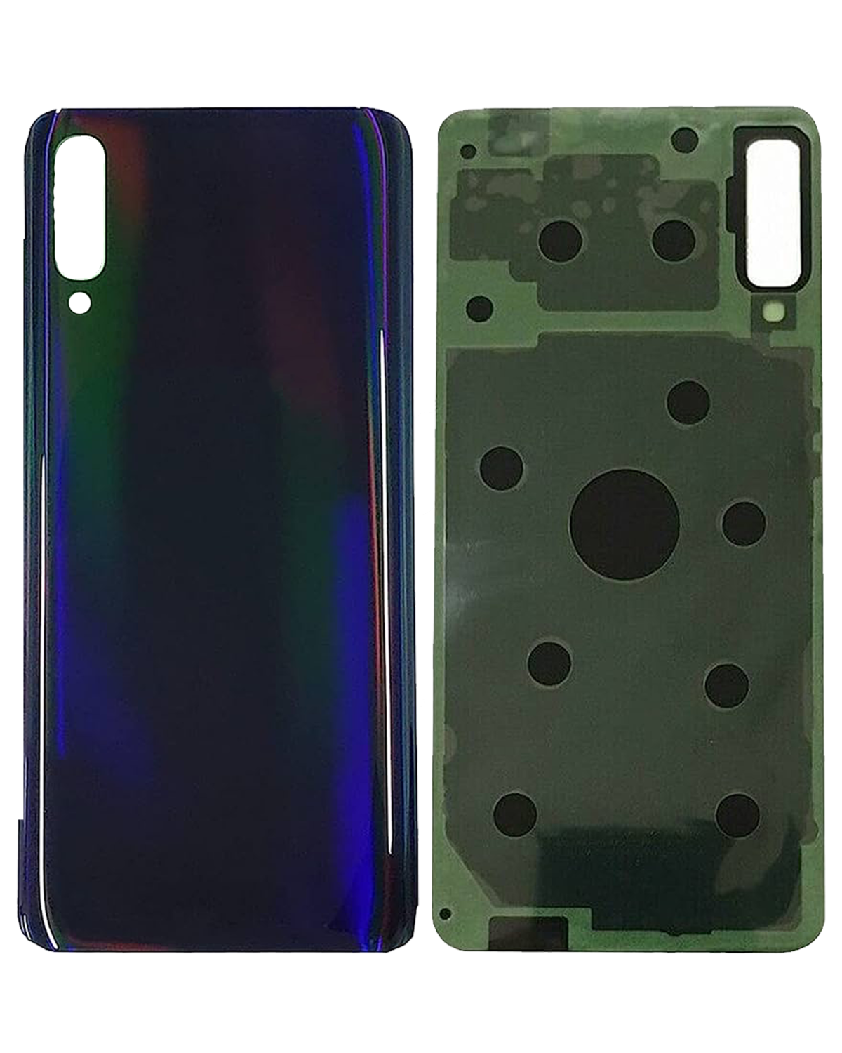 Samsung Galaxy A70 Arka İle Uyumlu kapak Cam (A705 2019) (Servis Paketi) (Siyah) - Görsel 4
