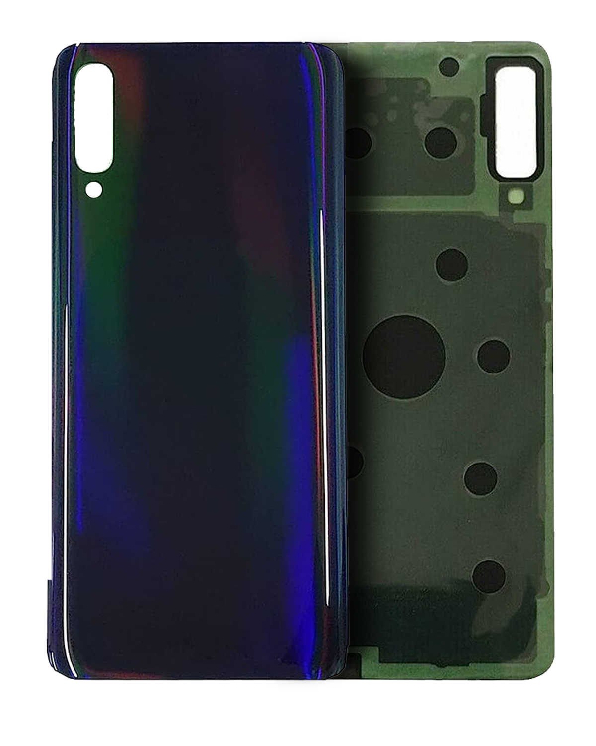 Samsung Galaxy A70 Arka İle Uyumlu kapak Cam (A705 2019) (Servis Paketi) (Siyah) - Görsel 5