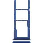 Samsung Galaxy A70 İle Uyumlu Çift Sim Kart Tepsisi (A705 2019) (Mavi)