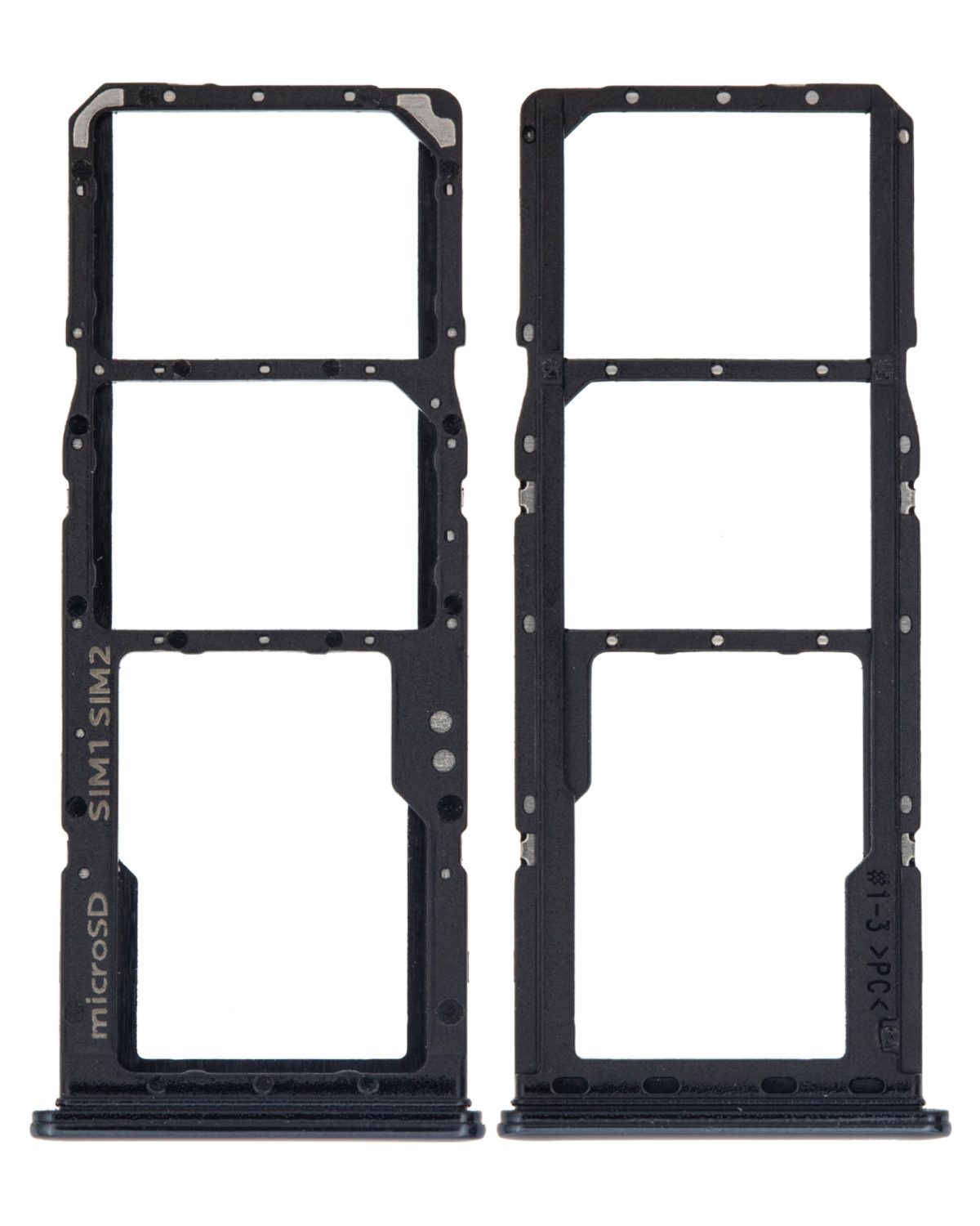 Samsung Galaxy A70 İle Uyumlu Çift Sim Kart Tepsisi (A705 2019) (Siyah) - Görsel 2