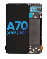 Samsung Galaxy A70 İle Uyumlu İçin Çerçeveli ekran (A705 2019)  LCD Ekranı (Parmak İzi Tarayısı Olmadan) (Yan Sanayi: Incell) (Tüm Renkler)