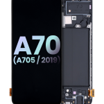 Samsung Galaxy A70 İle Uyumlu İçin Çerçeveli ekran (A705 2019) (Servis Paketi) (Tüm Renkler)  Orijinal Ekranı