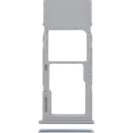 Samsung Galaxy A70 İle Uyumlu Tek Sim Kart Tepsisi (A705 2019) (Gümüş)