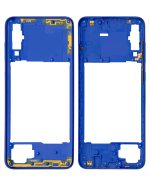 Samsung Galaxy A70 Orta İle Uyumlu Çerçeve Muhafazası (A705 2019) (Aftermarket Plus) (Mavi) - Görsel 2