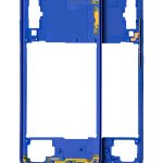 Samsung Galaxy A70 Orta İle Uyumlu Çerçeve Muhafazası (A705 2019) (Aftermarket Plus) (Mavi)