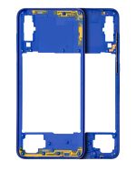 Samsung Galaxy A70 Orta İle Uyumlu Çerçeve Muhafazası (A705 2019) (Aftermarket Plus) (Mavi) - Görsel 3