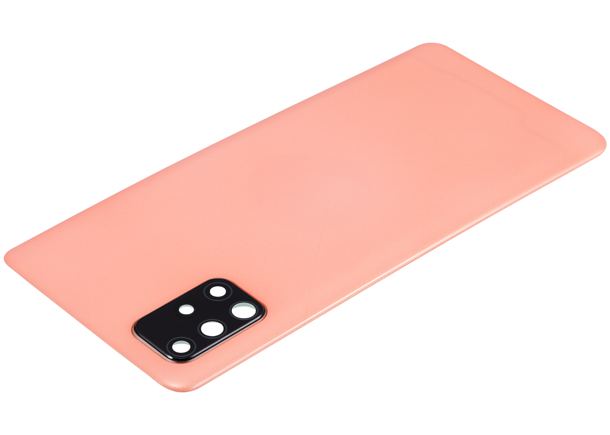 Samsung Galaxy A71 4G İle Uyumlu Arka Kapak Cam Kamera Lensli (A715 2020) (Prizma Crush Pembe) - Görsel 5
