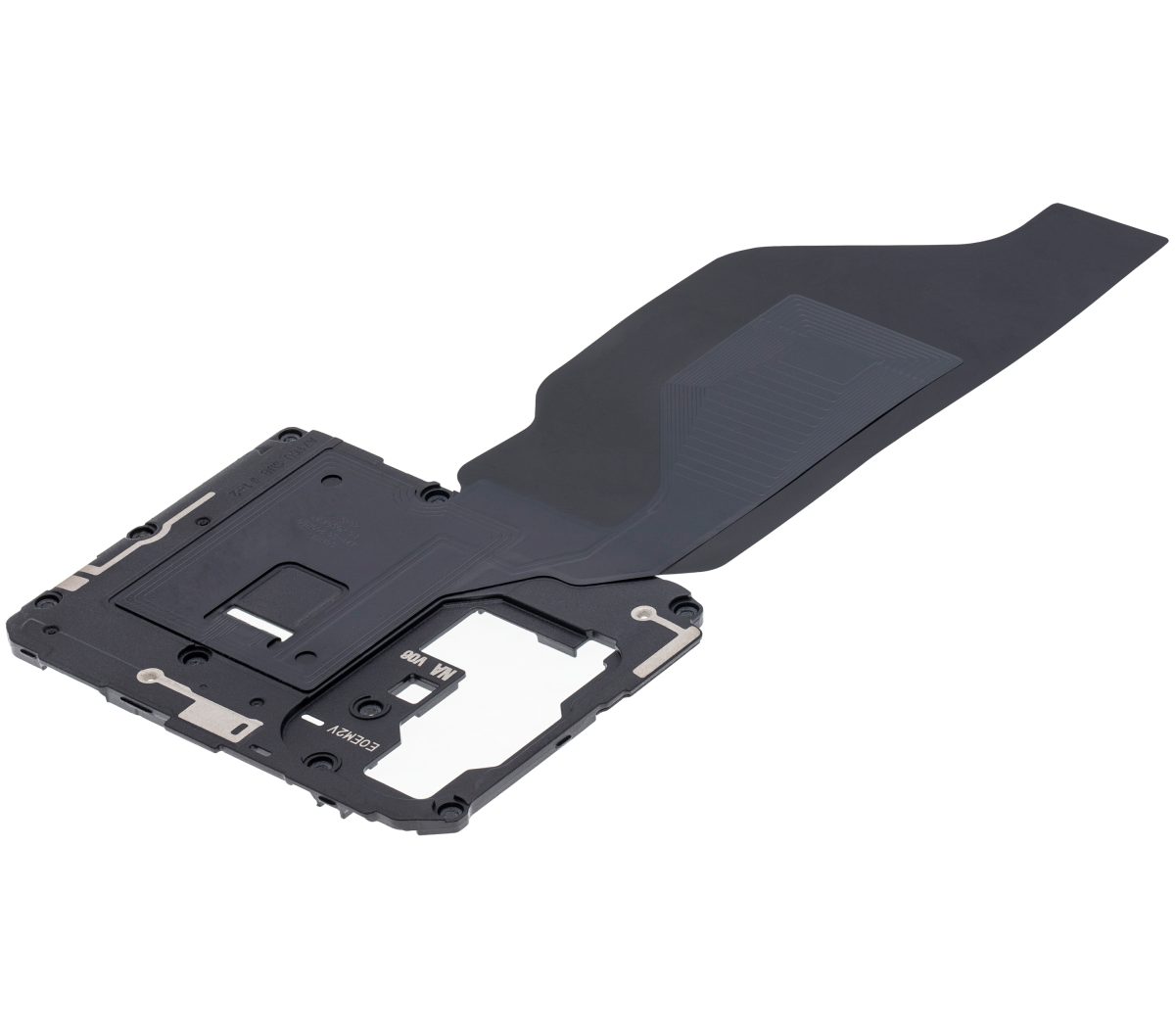 Samsung Galaxy A71 5G İle Uyumlu (A716 2020) Braketli Kablosuz NFC Şarj Filmi - Görsel 5