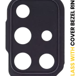 Samsung Galaxy A71 5G İle Uyumlu Arka Kamera Lensi Çerçeveli Halkalı (A716 2020) (Tüm Renkler)