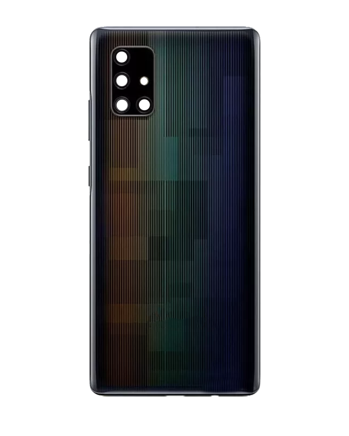 Samsung Galaxy A71 5G İle Uyumlu Arka Kapak Cam Kamera Lensli (A716V 2020) (Servis Paketi) (Prizma Küp Siyah) - Görsel 3