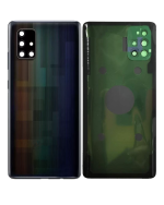 Samsung Galaxy A71 5G İle Uyumlu Arka Kapak Cam Kamera Lensli (A716V 2020) (Servis Paketi) (Prizma Küp Siyah) - Görsel 4