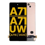 Samsung Galaxy A71 5G İle Uyumlu Çerçevesiz ekran Orijinal Ekranı A71 5G UW (A716 2020) Orijinal (Tüm Renkler) - Görsel 2