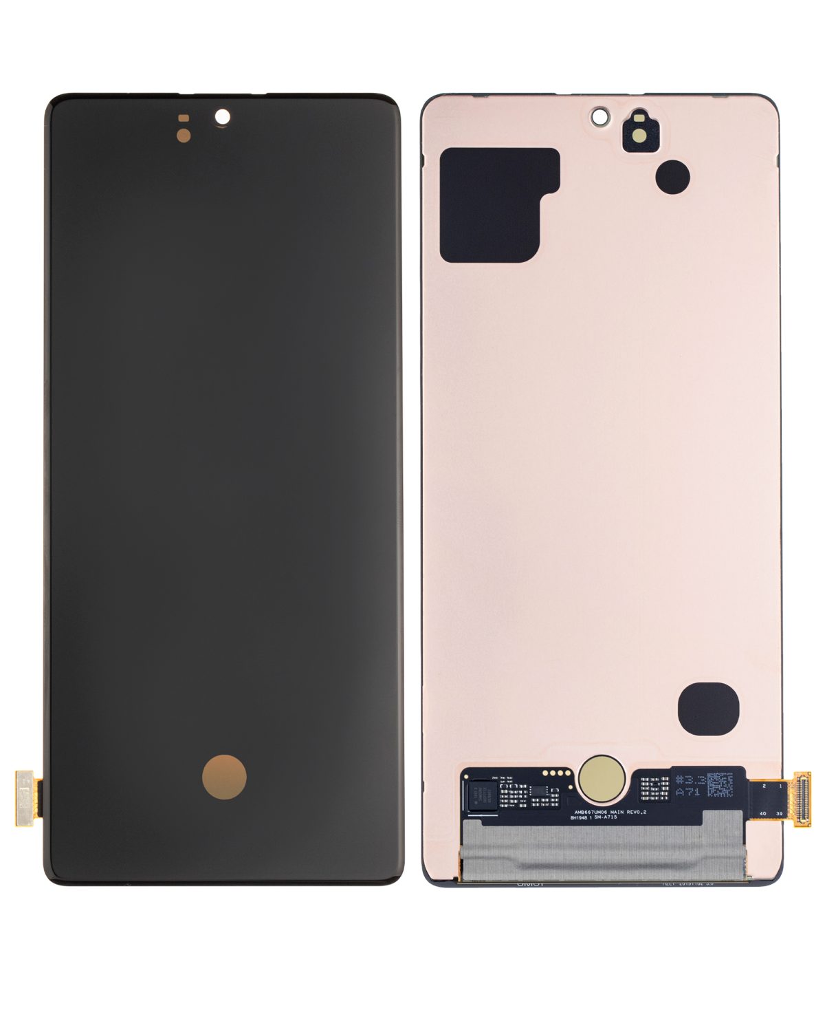 Samsung Galaxy A71 5G İle Uyumlu Çerçevesiz ekran Orijinal Ekranı A71 5G UW (A716 2020) Orijinal (Tüm Renkler) - Görsel 3