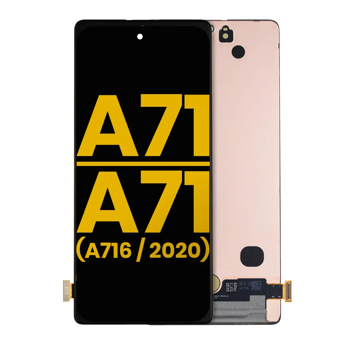 Samsung Galaxy A71 5G İle Uyumlu Çerçevesiz ekran Orijinal Ekranı A71 5G UW (A716 2020) Orijinal (Tüm Renkler) - Görsel 4