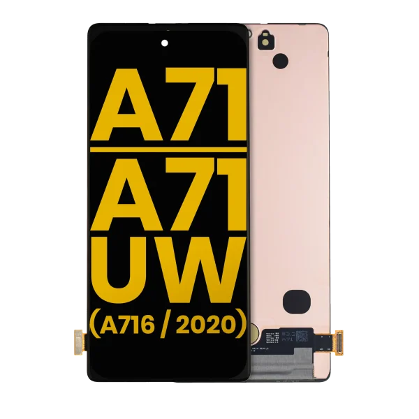 Samsung Galaxy A71 5G İle Uyumlu Çerçevesiz ekran Orijinal Ekranı A71 5G UW (A716 2020) Orijinal (Tüm Renkler)