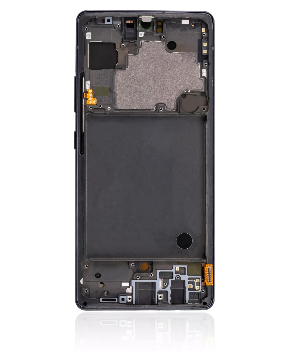 Samsung Galaxy A71 5G İle Uyumlu İçin Çerçeveli ekran (A716U 2020) (Servis Paketi) (Prizma Küp Siyah)  Orijinal Ekranı - Görsel 5