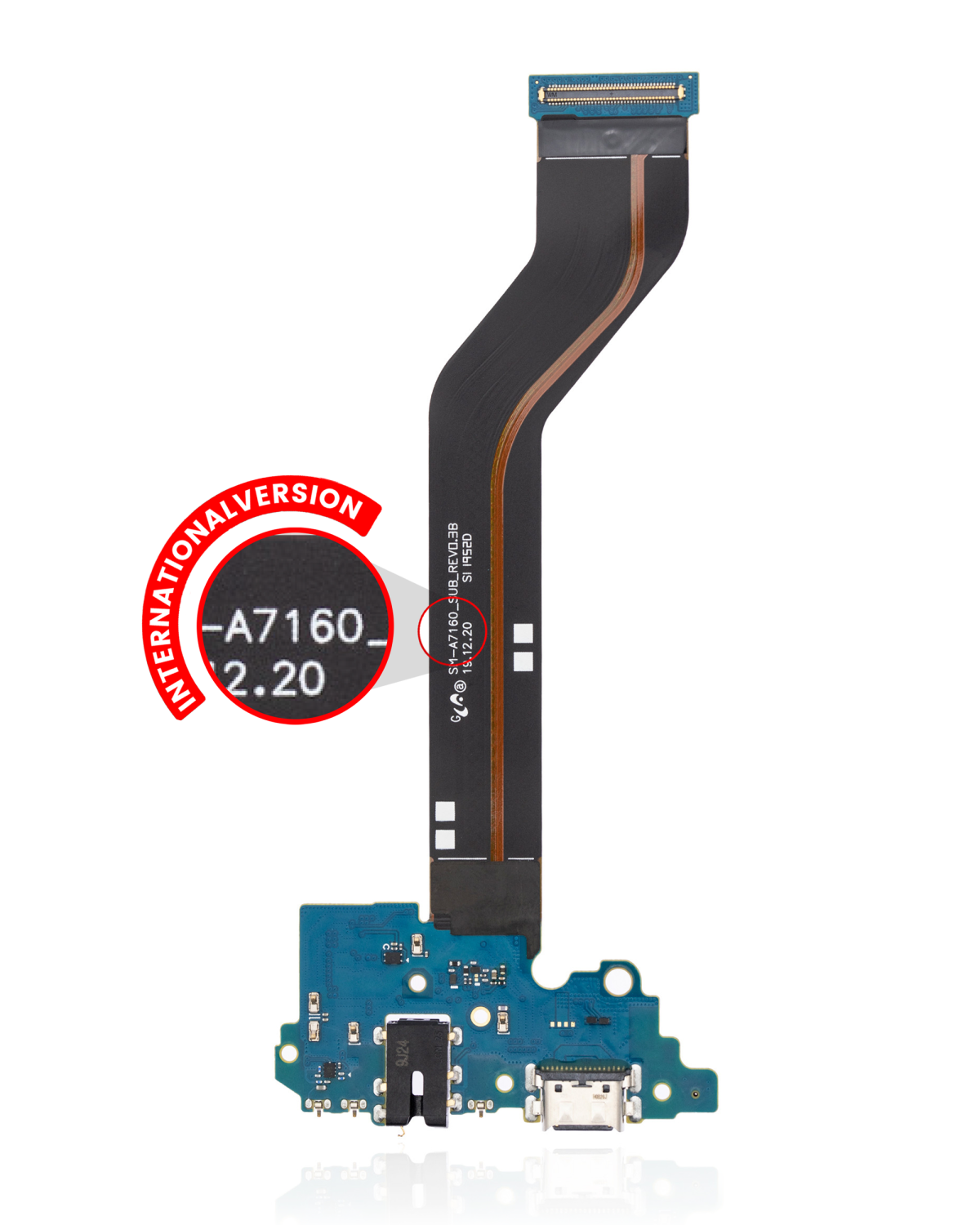 Samsung Galaxy A71 5G İle Uyumlu İçin Kulaklık (A716B A7160 2020) (Uluslararası Sürüm) (Premium)  Girişli Şarj Portu Uyumlu