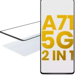 Samsung Galaxy A71 5G İle Uyumlu OCA Önceden Kurulu 2'si 1 Arada Ön Cam (A716 2020)