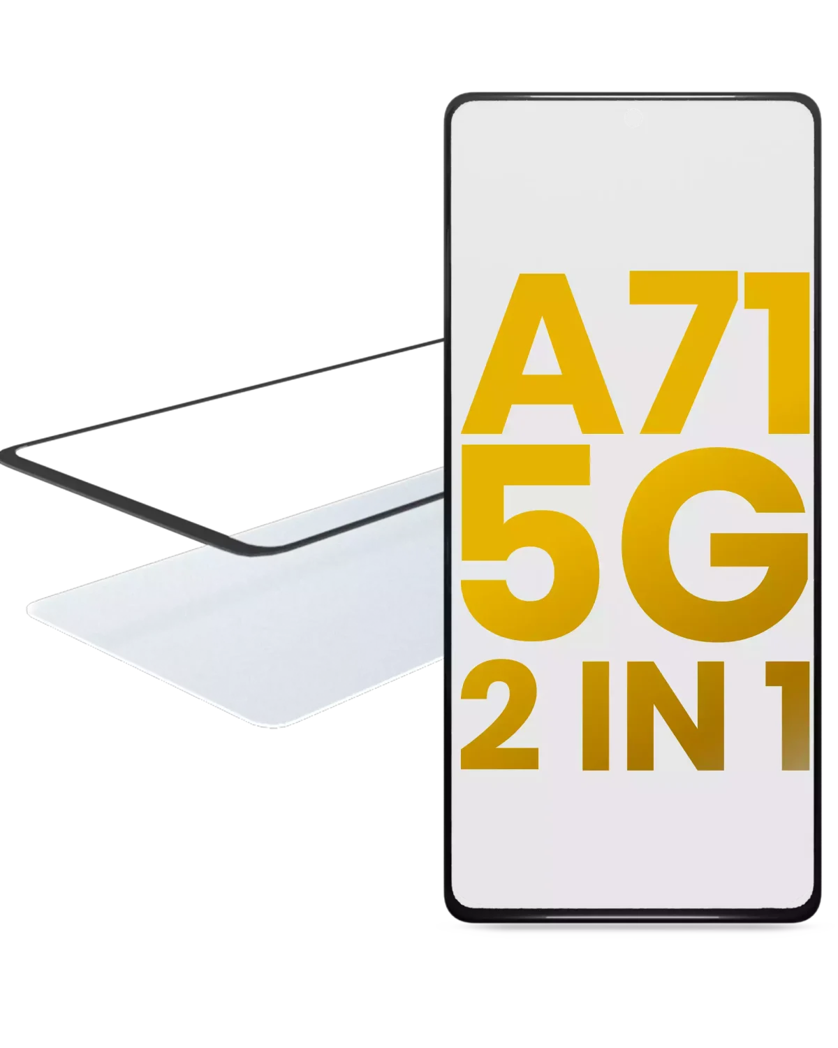 Samsung Galaxy A71 5G İle Uyumlu OCA Önceden Kurulu 2'si 1 Arada Ön Cam (A716 2020) - Görsel 6