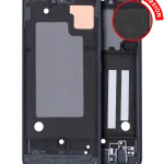 Samsung Galaxy A71 5G İle Uyumlu  Orta Çerçeve Kasası (ABD Sürümü) (Prizma Küp Siyah)