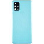 Samsung Galaxy A71 Arka İle Uyumlu Kapak Cam Kamera Lensli (A715 2020) (Aftermarket Plus) (Prism Crush Blue) - Görsel 3