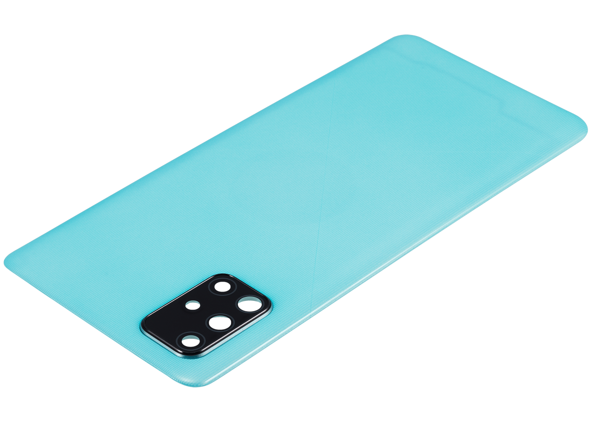 Samsung Galaxy A71 Arka İle Uyumlu Kapak Cam Kamera Lensli (A715 2020) (Aftermarket Plus) (Prism Crush Blue) - Görsel 5