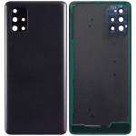 Samsung Galaxy A71 Arka İle Uyumlu Kapak Cam Kamera Lensli (A715 2020) (Aftermarket Plus) (Prism Crush Siyah) - Görsel 2