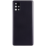 Samsung Galaxy A71 Arka İle Uyumlu Kapak Cam Kamera Lensli (A715 2020) (Aftermarket Plus) (Prism Crush Siyah) - Görsel 3